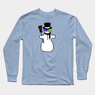 Cool Snowman Long Sleeve T-Shirt